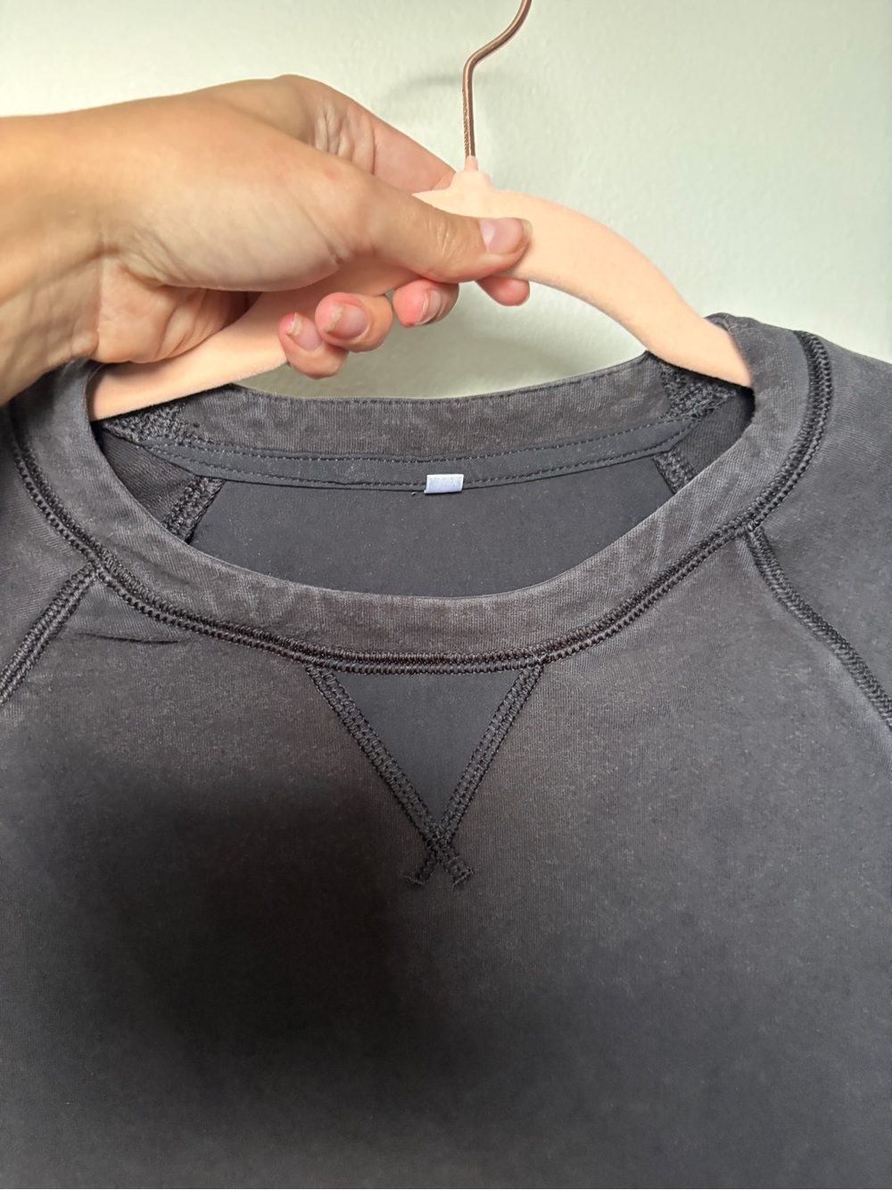Lululemon Washed Black Crewneck Sweatshirt - Picture 9 of 11